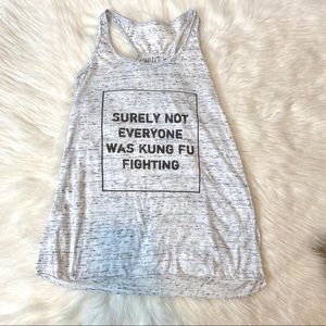 Surely Not Everyone Was Kung Fu Fighting Tank